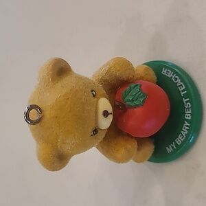 Vintage 1987 Enesco Teacher Bear Ornament